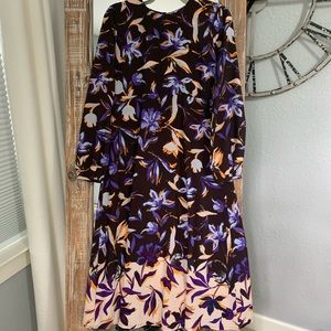 ASOS Autumn Floral Midi Dress